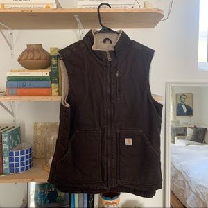 Carhartt Womens shearling lined vest